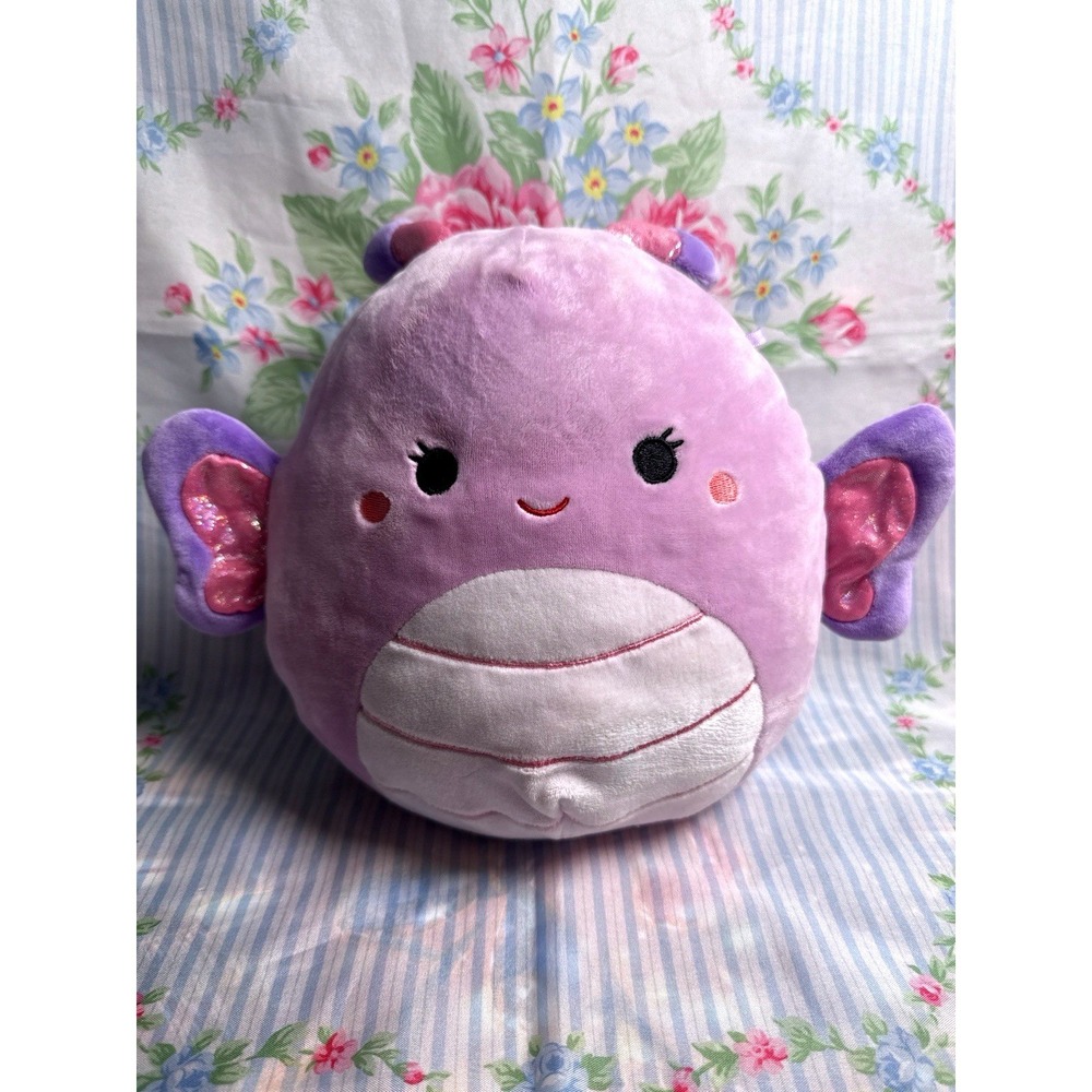 Squishmallows Brenda the Butterfly Purple Plush Kellytoy‎ 9" Stuffed Animal